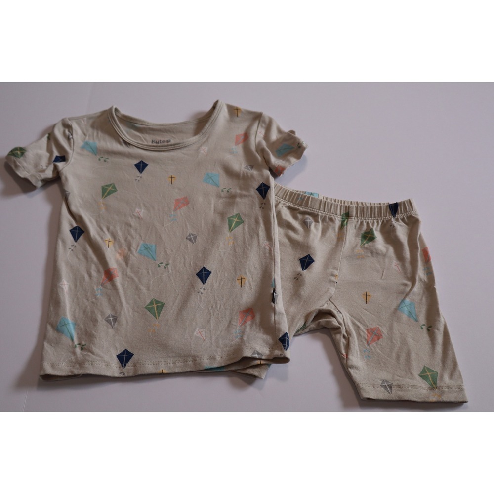 Kyte Baby Pajama Set Bamboo Short Sleeve Kite 3T